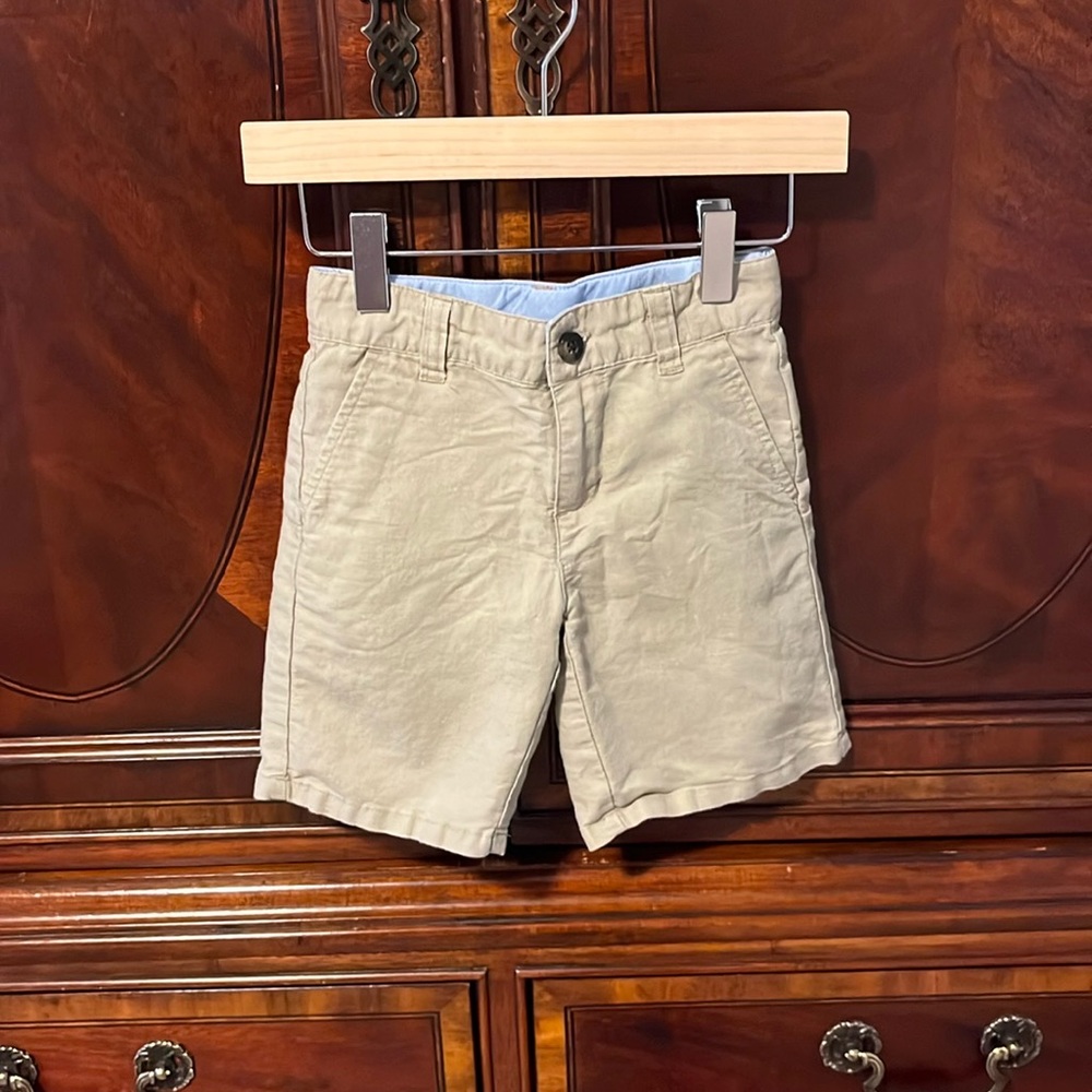 Linen blend shorts